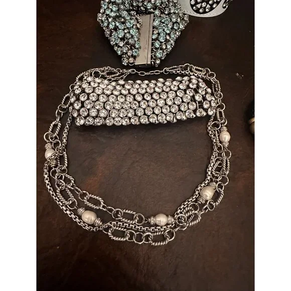 Gorgeous BLINGY lot of 6 assorted jewelry pieces - Picture 9 of 9